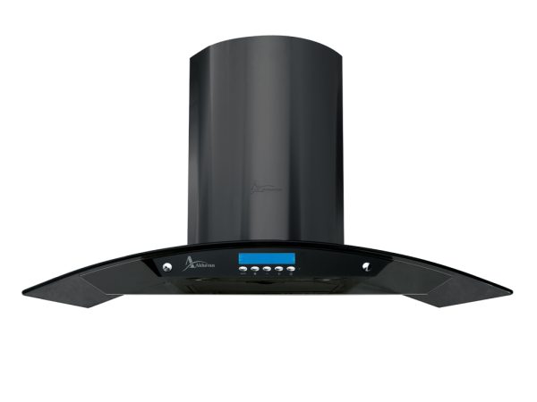 هود شیشه و بدنه مشکی کد H52-4S اخوان