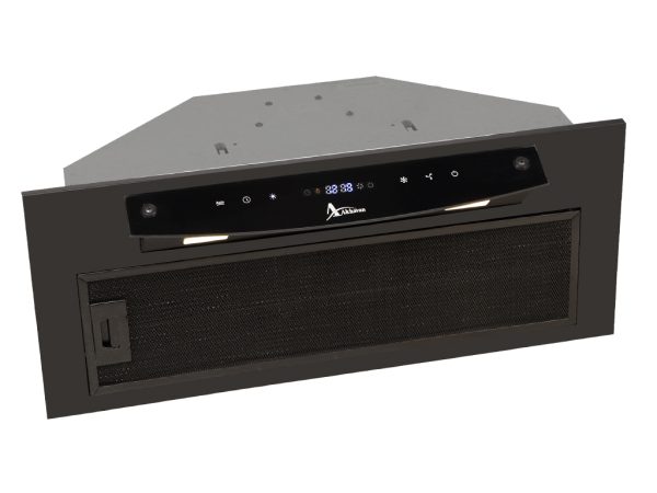 هود شیشه و بدنه مشکی کد H208 اخوان